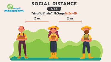 SOCIAL DISTANCE 5 วิธี 